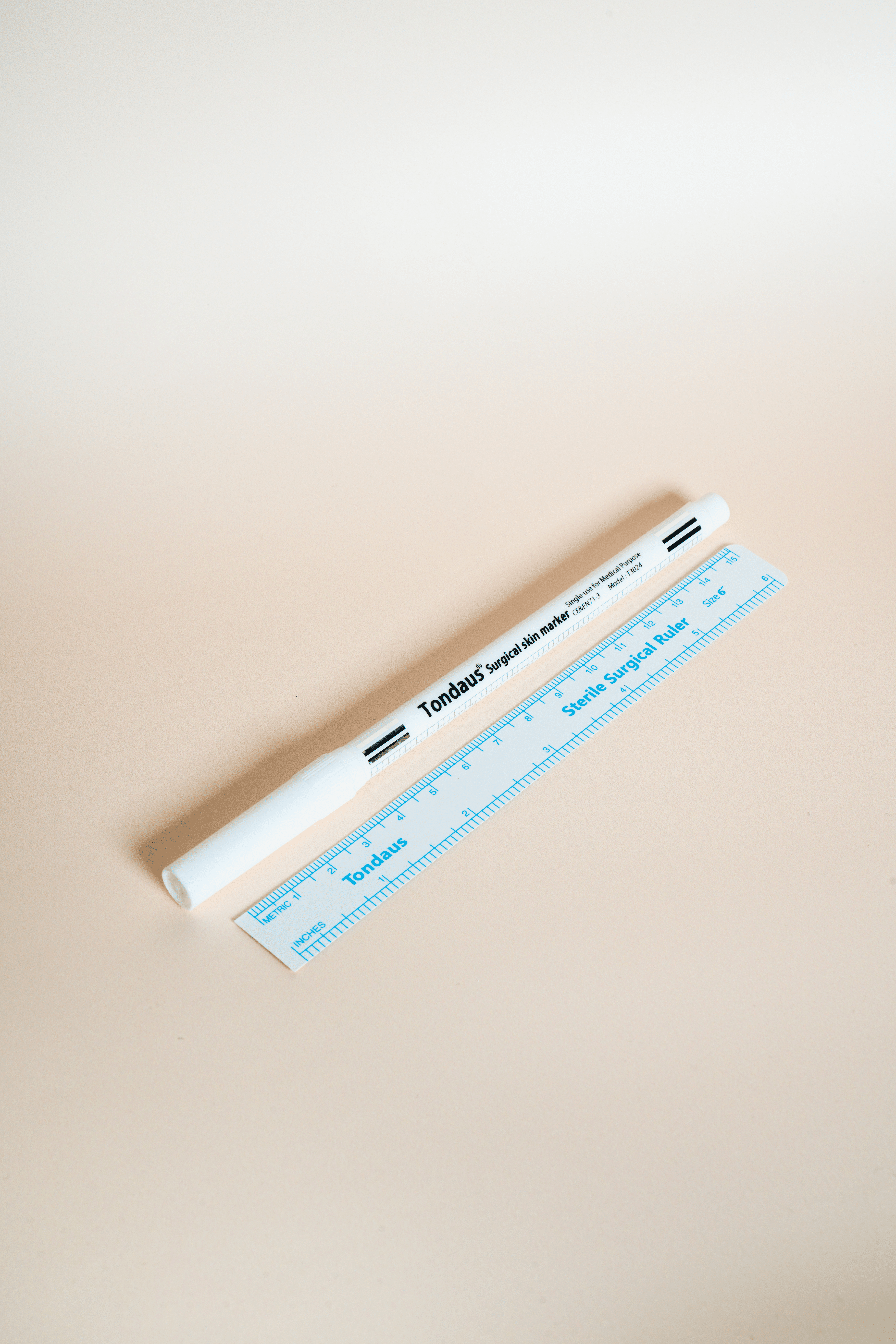 White Measuring Marker